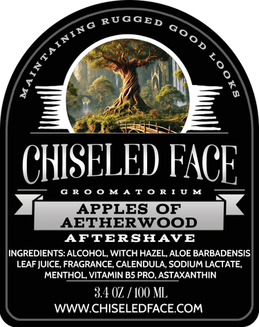 Apples of Aetherwood - Aftershave Splash - Chiseled Face